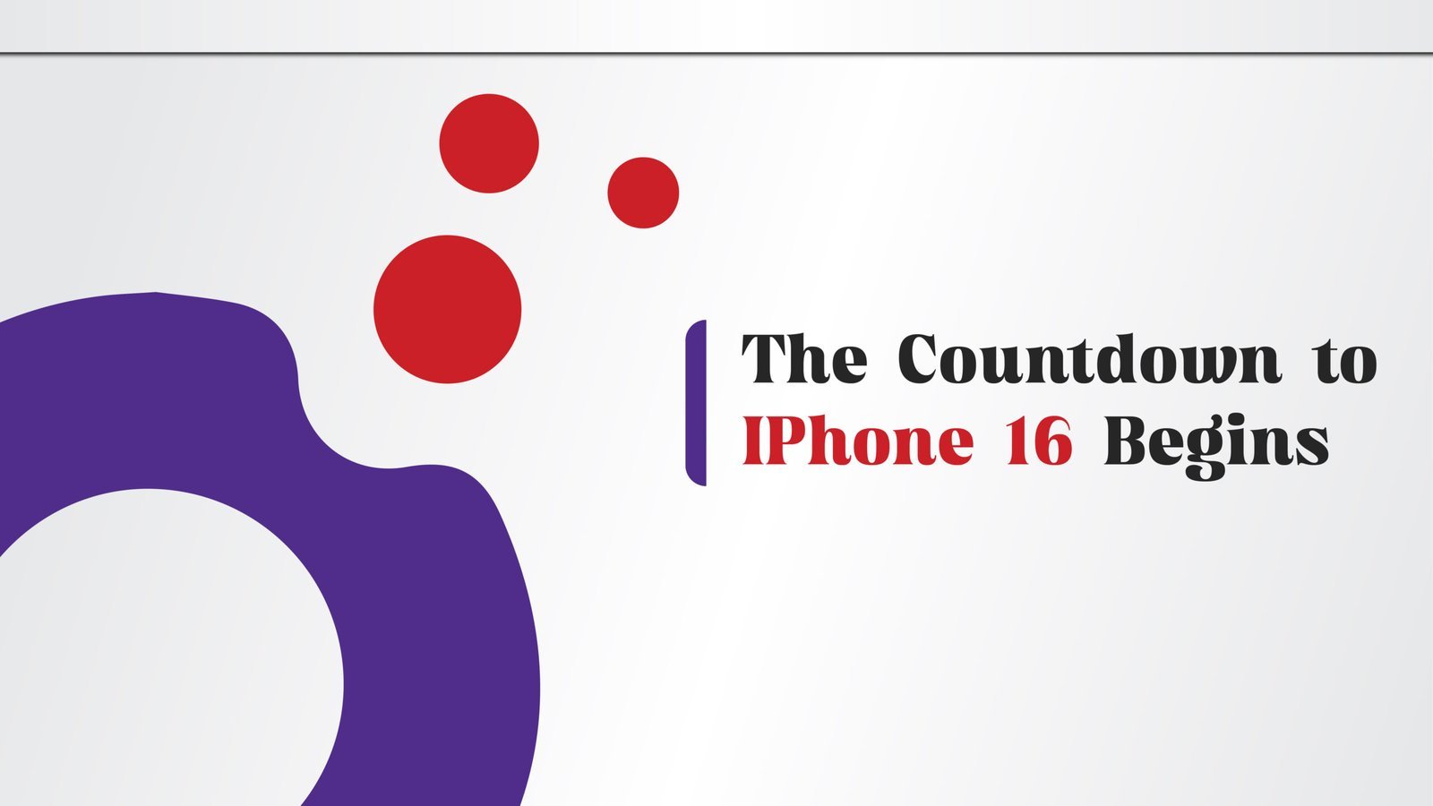 The Countdown to iPhone 16 Begins